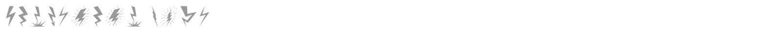 Lightning Bolt font preview